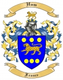 Hum Family Crest from France