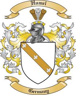 Humel Family Crest from Germany