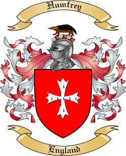 Humfrey Family Crest from England