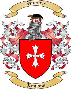 Humfrie Family Crest from England
