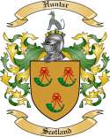 Huntar Family Crest from Scotland