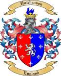 Hutchenson Family Crest from England