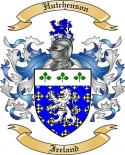 Hutchenson Family Crest from Ireland