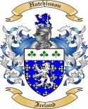 Hutchinson Family Crest from Ireland