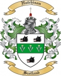 Hutchison Family Crest from Scotland2