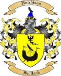 Hutchison Family Crest from Scotland