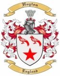 Huyton Family Crest from England