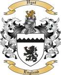 Hyat Family Crest from England