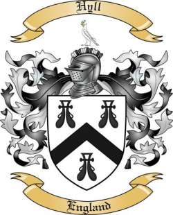Hyll Family Crest from England2