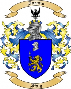 Iacono Family Crest from Italy
