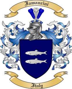 Iamancini Family Crest from Italy