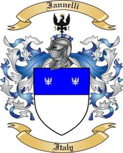 Iannelli Family Crest from Italy
