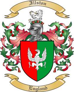Illston Family Crest from England