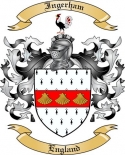 Ingerham Family Crest from England