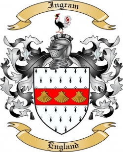 Ingram Family Crest from England