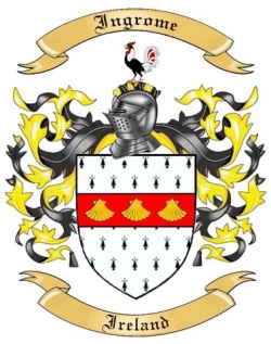Ingrome Family Crest from Ireland