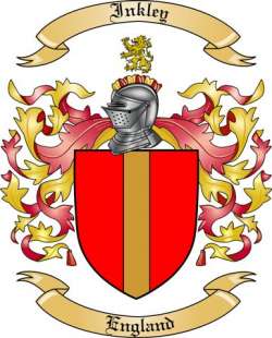 Inkley Family Crest from England