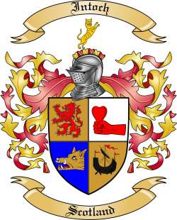 Intoch Family Crest from Scotland