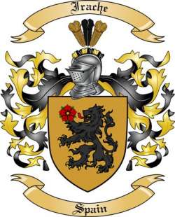 Irache Family Crest from Spain