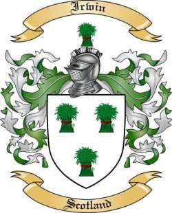 Irwin Family Crest from Scotland