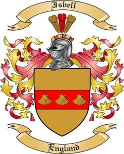 Isbell Family Crest from England