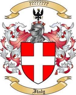 Italy Family Crest from Italy
