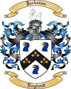 Jackston Family Crest from England