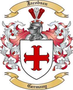 Jacobsen Family Crest from Germany2