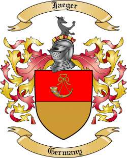 Jaeger Family Crest from Germany2