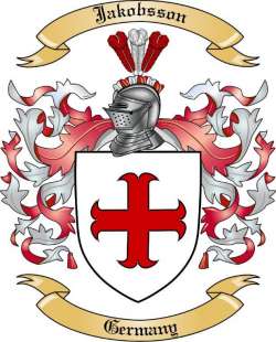 Jakobsson Family Crest from Germany2