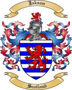 Jakson Family Crest from Scotland