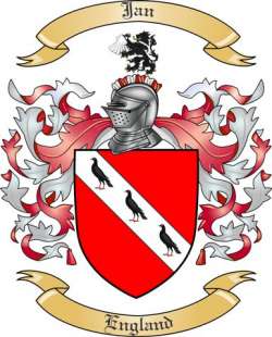 Jan Family Crest from England