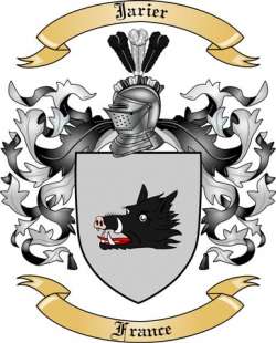 Jarier Family Crest from France