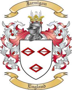 Jarnigan Family Crest from England
