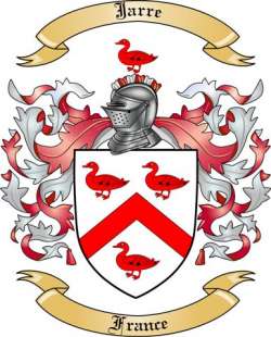 Jarre Family Crest from France2