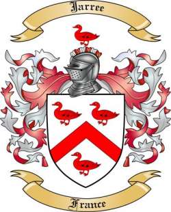 Jarree Family Crest from France2