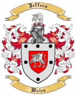 Jeffers Family Crest from Wales