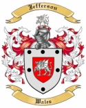 Jefferson Family Crest from Wales