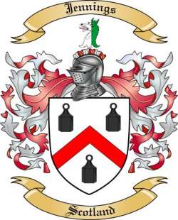 Jennings Family Crest from Scotland