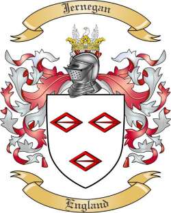 Jernegan Family Crest from England