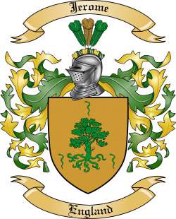 Jerome Family Crest from England