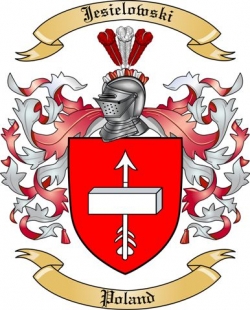 Jesielowski Family Crest from Poland
