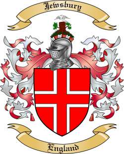 Jewsbury Family Crest from England