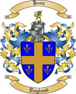 Joan Family Crest from England
