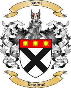 Joan Family Crest from England3