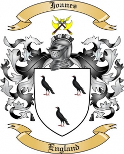 Joanes Family Crest from England2