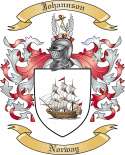 Johannson Family Crest from Norway