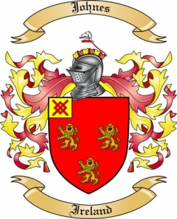 Johnes Family Crest from Ireland
