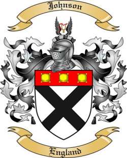 Johnson Family Crest from England2