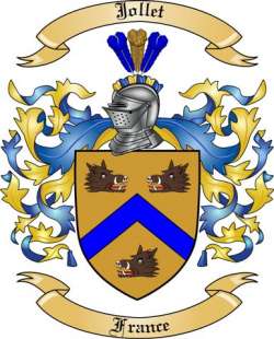 Jollet Family Crest from France